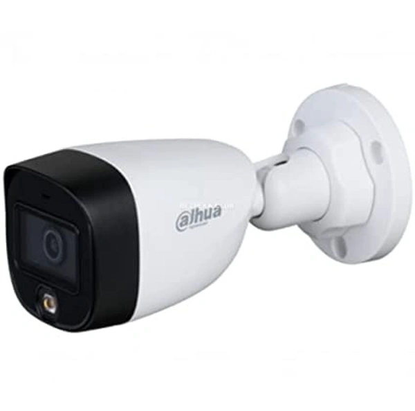 DAHUA Dahua Wired 2MP 20 Mtrs Full Colour HD Bullet Camera DH-HAC-HFW1209CP-LED - White