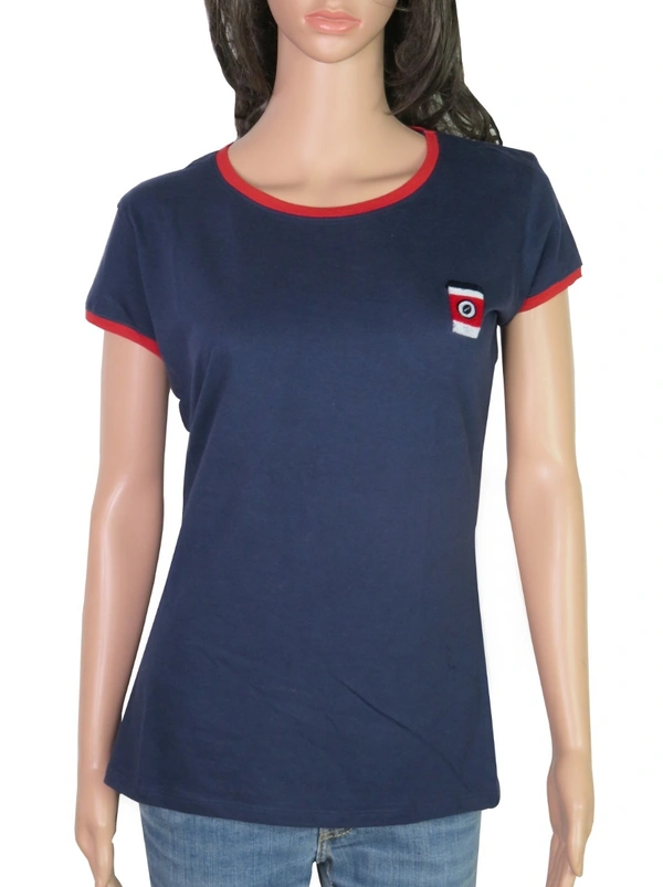 W11550B1 EIGHT 2NINE LADIES RINGER TEES OB1 - One Option, XS