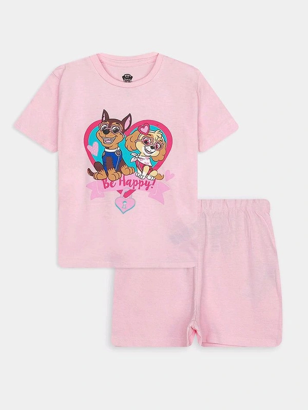 Girls Printed Short Set 