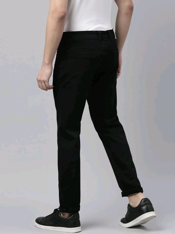 Means Slim Fit Black Jeans 9A1