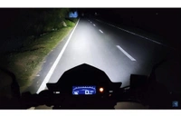 ELTRON TURBO ELT541HT856 12V DC Power Imported Original 15 LED Fog Light Waterproof, Head Lamp Universal Bar Light Anti-Fog Off-Roading Driving For All Bikes, Scooty, Motorcycle (Pack of 2), White