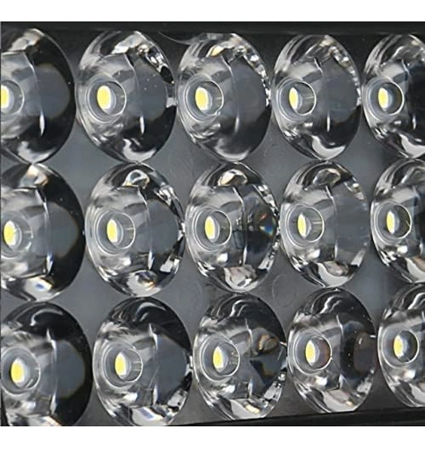 ELTRON TURBO ELT541HT856 12V DC Power Imported Original 15 LED Fog Light Waterproof, Head Lamp Universal Bar Light Anti-Fog Off-Roading Driving For All Bikes, Scooty, Motorcycle (Pack of 2), White
