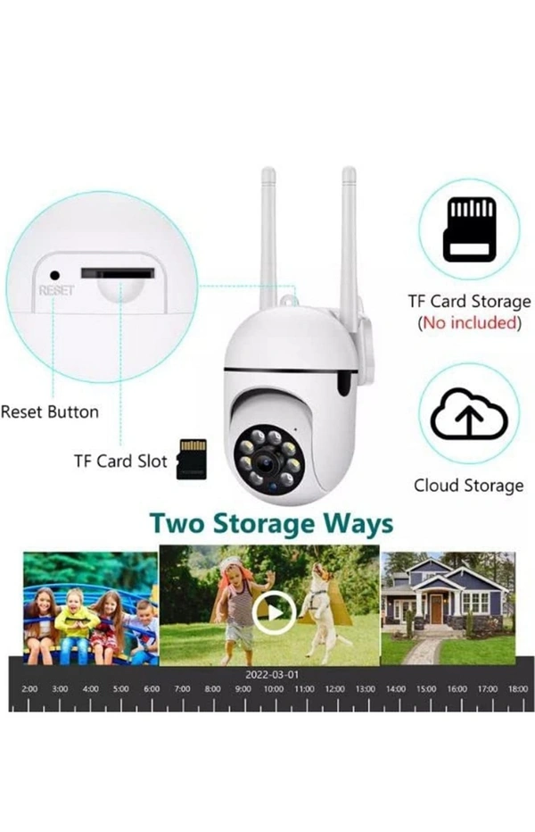 Full HD Wi-fi Wireless IP CCTV Security Camera Light Vision, Night Vision Remote Indoor 1080p V380 Pro App 360 Degree Watch Live Streaming