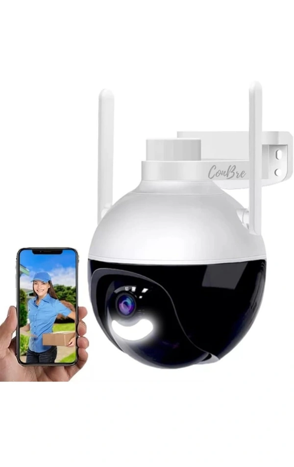  CruizerXR Outdoor WiFi 1080p Motorized Pan/Tilt Camera |Color Night Vision | Dust and Water Protection | Auto Cruiser | Motion Detection | Supports Upto 128GB SD Card