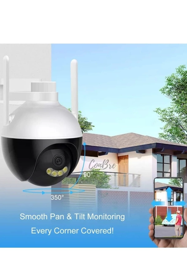  CruizerXR Outdoor WiFi 1080p Motorized Pan/Tilt Camera |Color Night Vision | Dust and Water Protection | Auto Cruiser | Motion Detection | Supports Upto 128GB SD Card