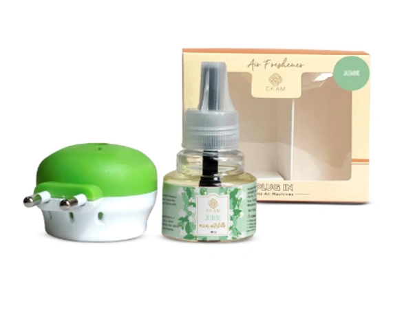 EKAM Jasmine Scented Summer Delights Home Fragrance Automatic Air Room Fresheners Plug-In Kit With 45Ml Refill Oil Used For Home Freshener, Room Freshener, Bathrrom Freshener, Office Freshener Visit the EKAM Store