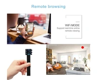 CAMLEIGH Mini WiFi Spy Camera Module, Wireless 1080P Portable DIY Strip Pinhole Hidden Camera Covert Home Security Monitoring, Nanny Cam with Motion Detection,Black - Black, Spy Wifi  Camera