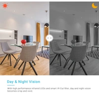  V380 Pro 2 Cemera Set WiFi Wireless CCTV Home Security HD Camera Night Vision IR Surveillance Camera(Supports up to 64gb SD Card) - CCTV Wifi 360 Camera, 2 Camera Set