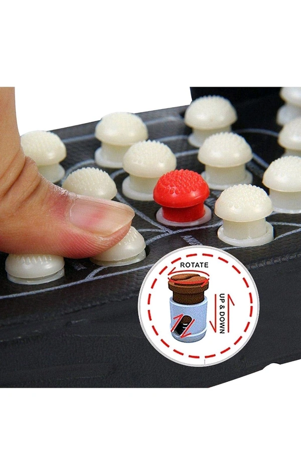 HUSB Spring Acupressure and Magnetic Therapy Accu Paduka Slippers for Full Body Blood Circulation Natural Slippers For Men and Women (Unisex) (Size  7, 8, 9, 10) - 7, 7