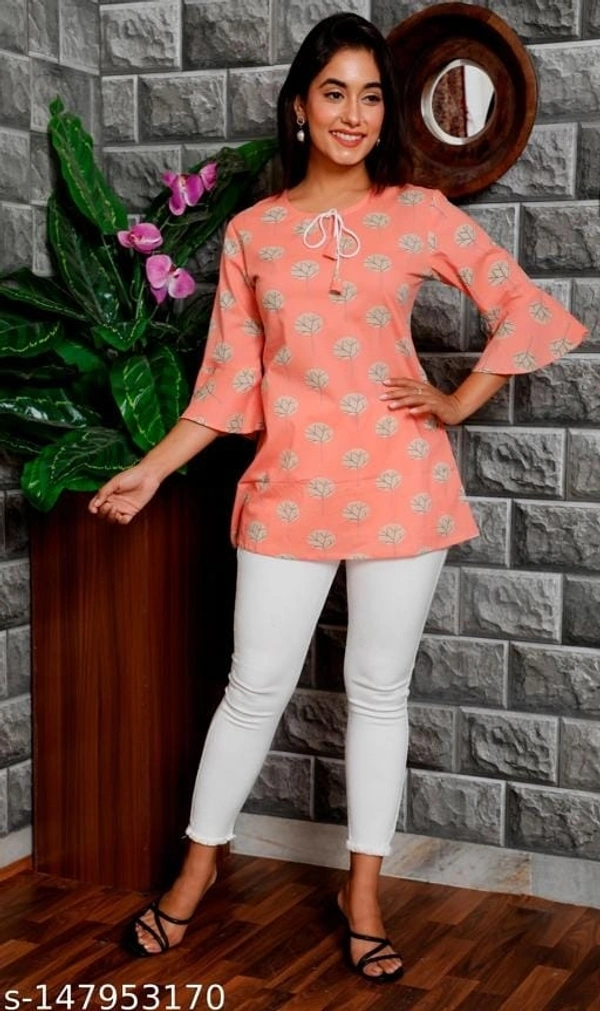 Kurti For Women ( 7 days Return Guarantee) - Pink, L