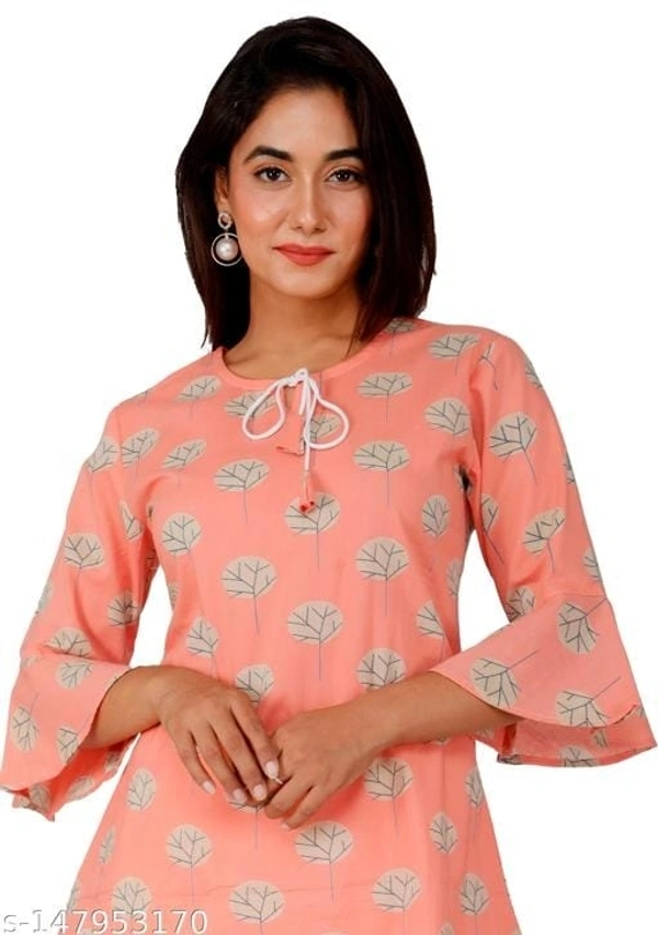 Kurti For Women ( 7 days Return Guarantee) - Pink, L