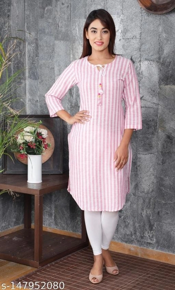 Kurti For Women ( 7 days Return Guarantee) - Pink, XL