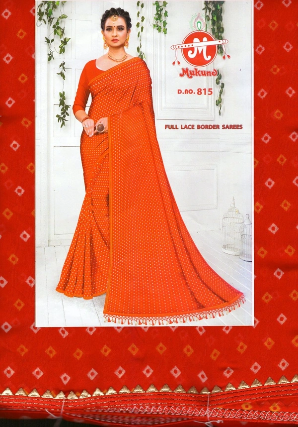 Saree For Women ( 7 Day's Return Guarantee) COD - Red, FREE