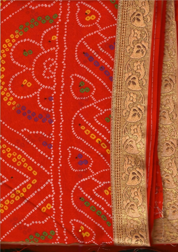Saree For Women ( 7 Day's Return Guarantee) COD - Red, FREE
