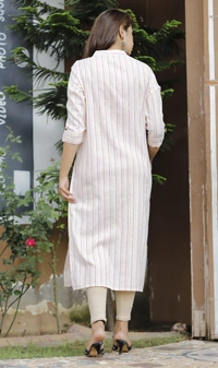 Kurti For Women ( 7 days Return Guarantee) - Lavender Rose, XL