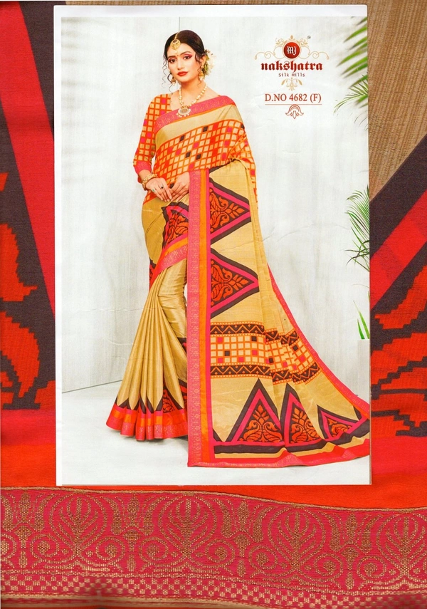 Saree For Women ( COD ) New  - Copper, FREE