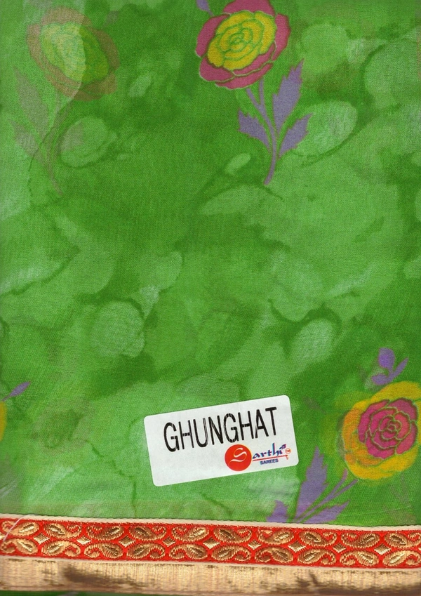 Saree For Women ( COD ) New  - Green, FREE