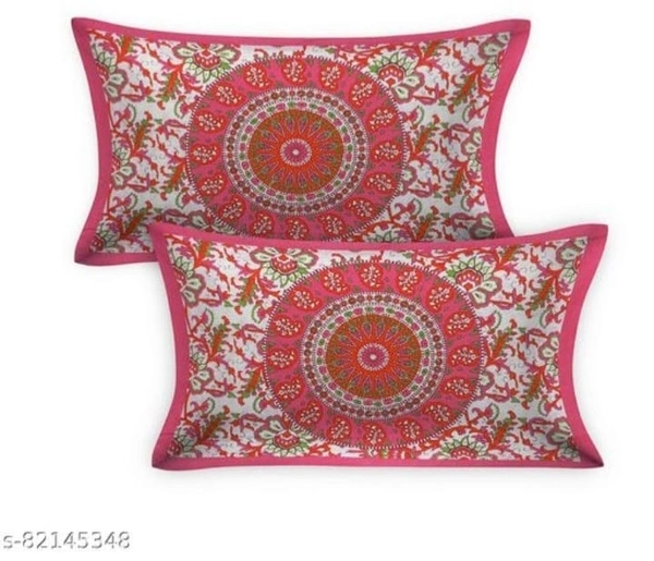 SHREE SHYAM FABRICS Shree Shyam Fabrics Pink Colour Bed-Sheet TC144 - Wild Watermelon, King