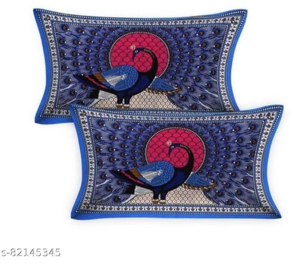 SHREE SHYAM FABRICS Shree Shyam Fabrics Blue Colour Bed-Sheet TC144 - Royal Blue, King