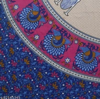 SHREE SHYAM FABRICS Shree Shyam Fabrics Blue Colour Bed-Sheet TC144 - Royal Blue, King