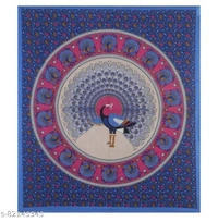 SHREE SHYAM FABRICS Shree Shyam Fabrics Blue Colour Bed-Sheet TC144 - Royal Blue, King