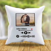 Photo Satin Pillow  - White, 12 Inch By 12 Inch