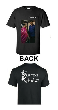 Black Tshirt - Black, All Size