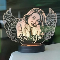 3d Led Table Top - Gold, 6*8