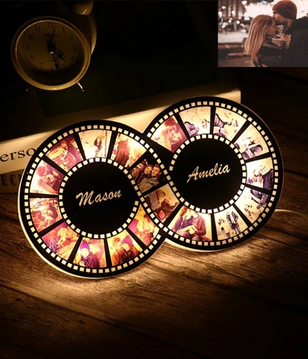 Led Infinity Frame - Gold, 12*18