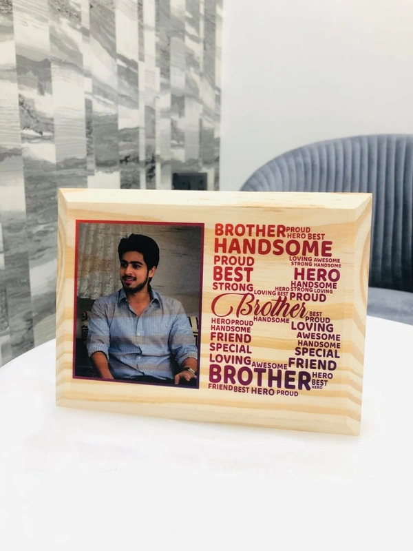 Wooden Table Top Plaque - Wooden, 8*6 Inch