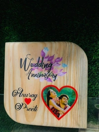 Wooden Table Top Plaque - Wooden, 8*6 Inch
