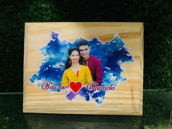 Wooden Table Top Plaque - Wooden, 8*6 Inch