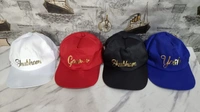 Name Caps - Mix, Black Red Blue