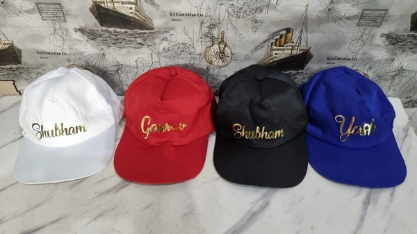 Name Caps - Mix, Black Red Blue