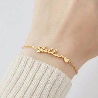 Name Braclet  - Gold Silver & Rose Gold, Mix