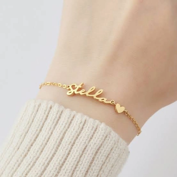 Name Braclet  - Gold Silver & Rose Gold, Mix