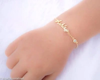 Name Braclet  - Gold Silver & Rose Gold, Mix