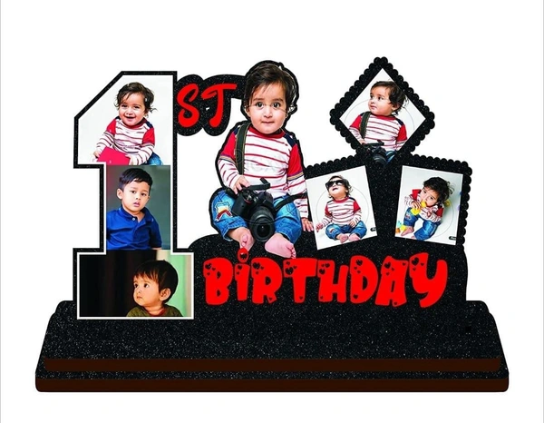 Baby Birthday Frame - Mix, 12*12 Inch