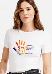 Holi tshirt - White, All