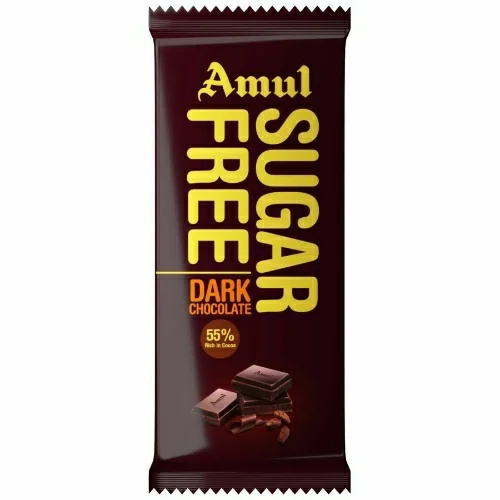 Amul Sugar Free Dark Chocolate 55% Cocoa (35g)