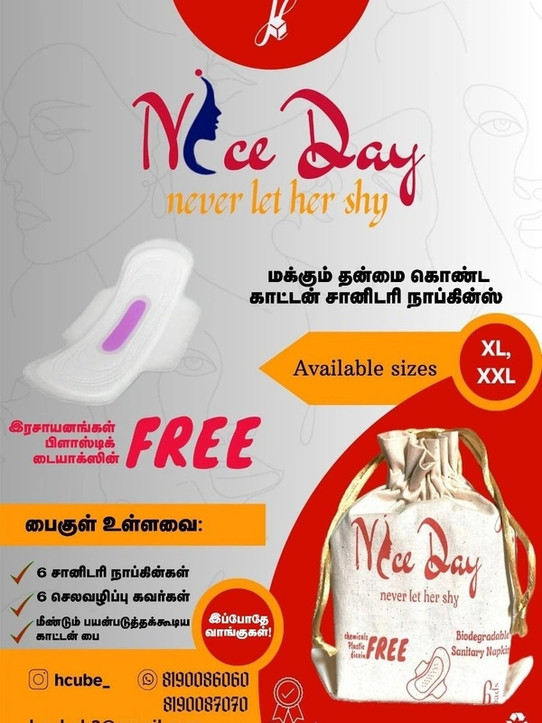  🦋DIOXIN FREE COTTON SANITARY NAPKINS🦋 XXL - XXL, 40