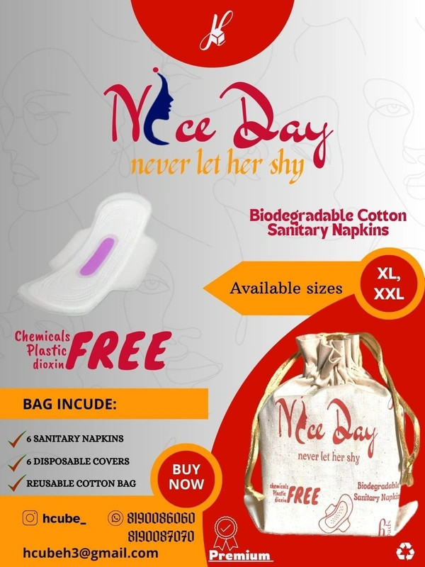 🦋DIOXIN FREE COTTON SANITARY NAPKINS🦋 XXL - XXL, 40
