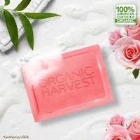 Organic Rose Luxurious Bathing Bar - Tickle Me Pink, 40