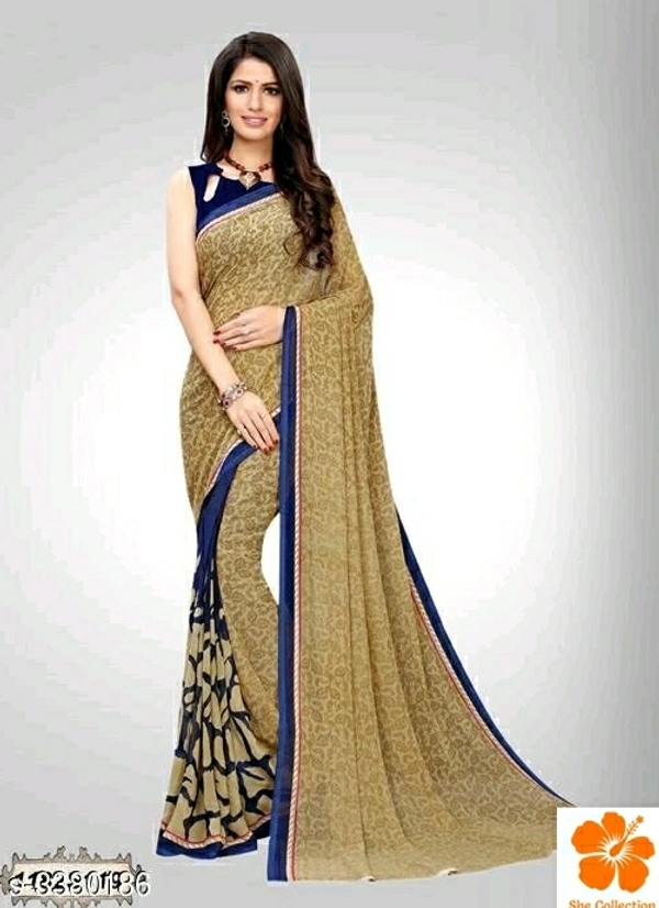 Stylish Georgette Women's Saree