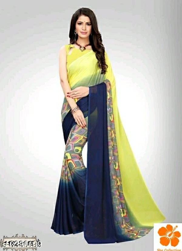 Stylish Georgette Women's Saree