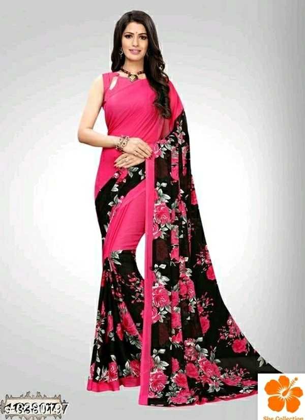 Stylish Georgette Women's Saree