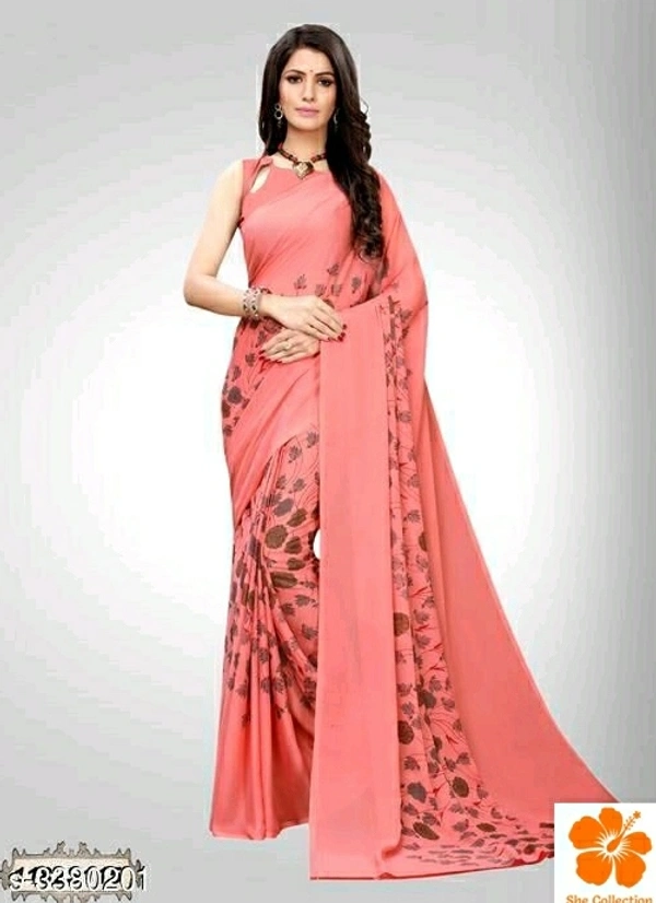 Stylish Georgette Women's Saree