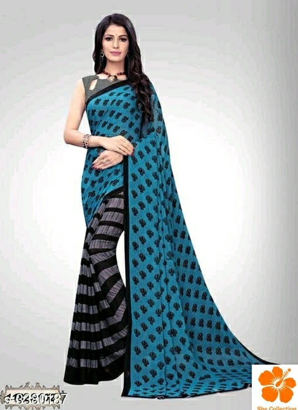 Stylish Georgette Women's Saree