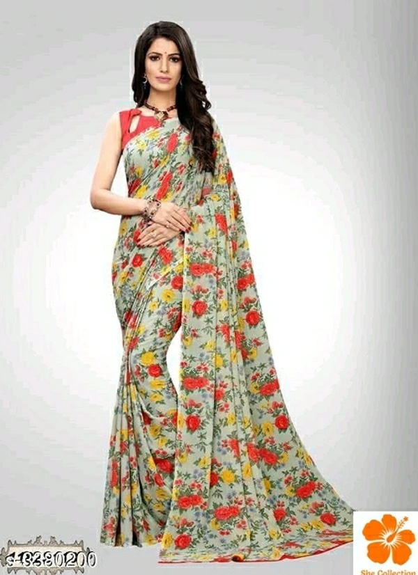 Stylish Georgette Women's Saree