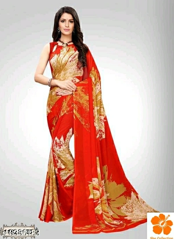 Stylish Georgette Women's Saree